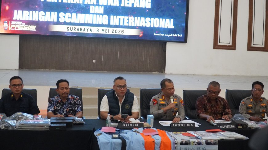Polrestabes Surabaya Tegaskan Komitmen Berantas Scamming Internasional